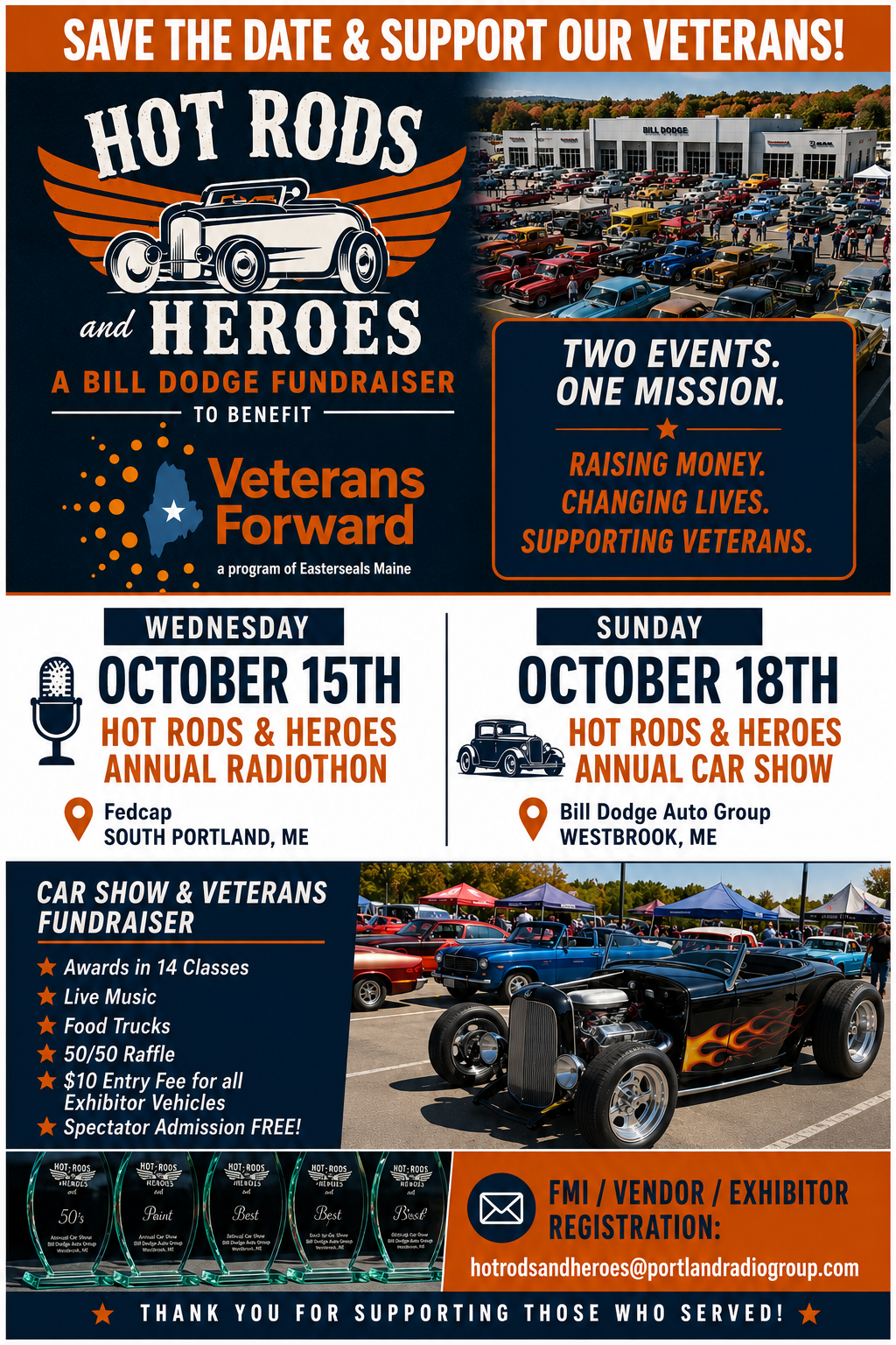 Hot Rods & Heroes Annual Radiothon