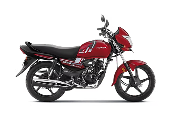 Maroon Honda Activa 125 scooter with a brown seat on a white background.
