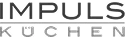 Logo du texte stylisé 'IMPULS KÜCHEN' en majuscules avec un design moderne.