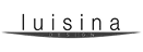 Logo du mot 'luisina' avec une ligne courbe en dessous.