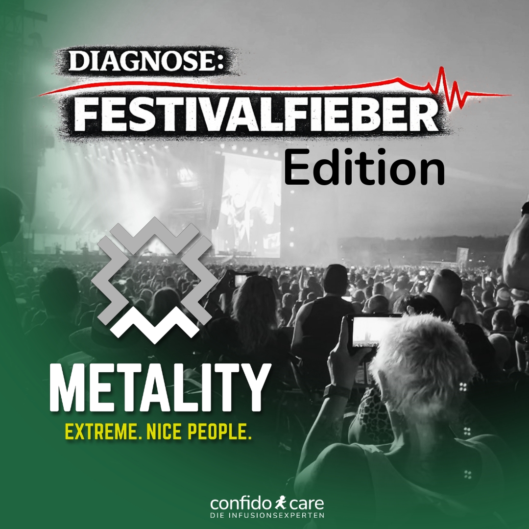 Podcast-Cover Diagnose Festivalfieber Edition zur Folge über das Metality Festival