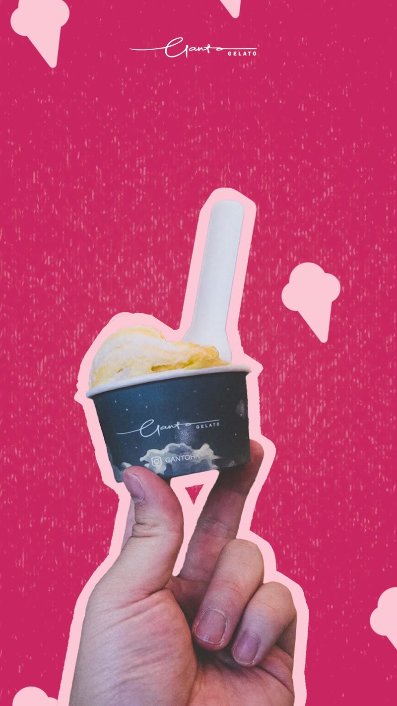 Ganto Gelato creative by CLS Studio