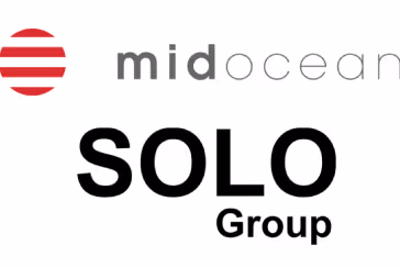 MidOcean Solo Group logo with a red and white striped circular icon and the text 'mid ocean SOLO Group'.