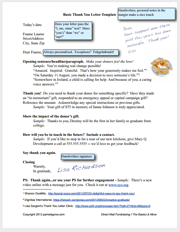 7 Characteristics of an Effective Thank You Letter