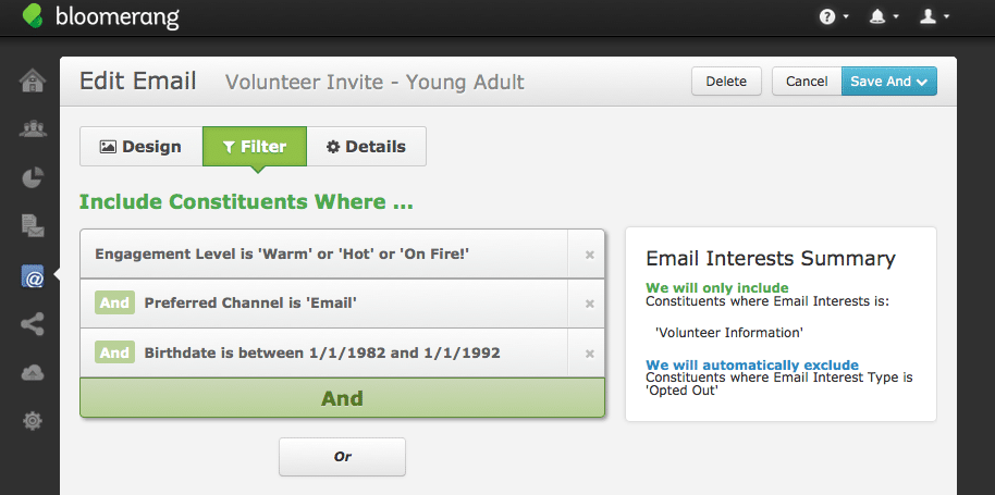 bloomerang-email-build-filter