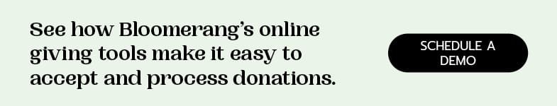 Manage your monthly giving program with the help of Bloomerang