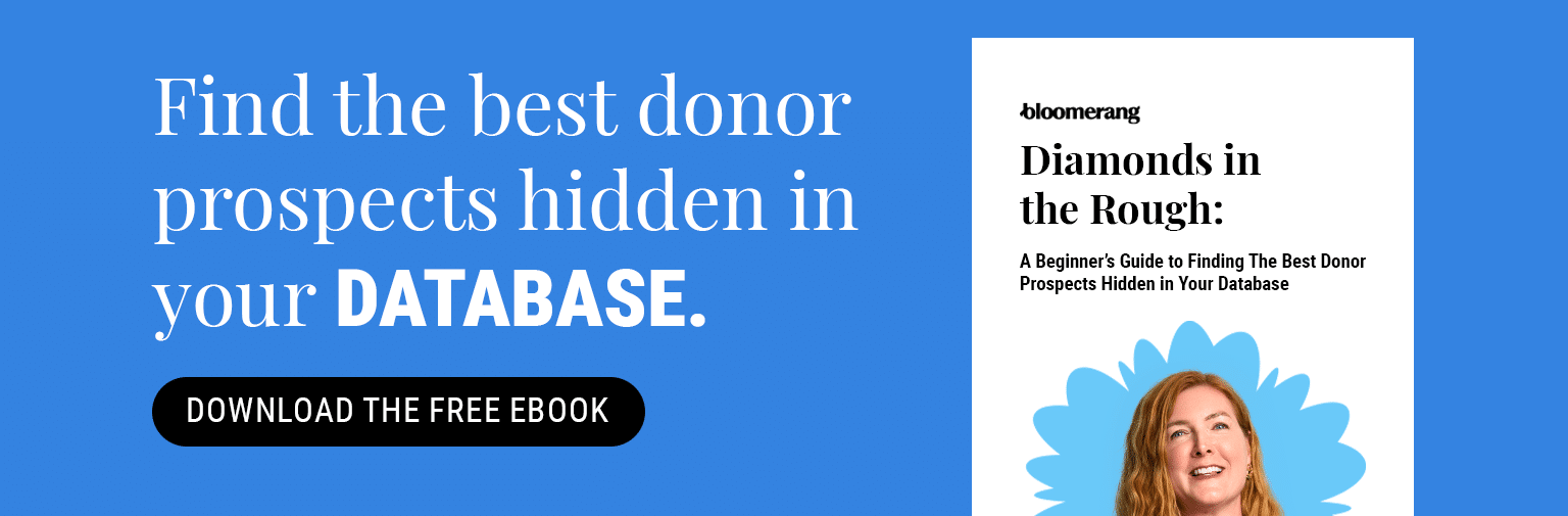Find the best donor prospects hidden in your donor base. Download the free eBook here.