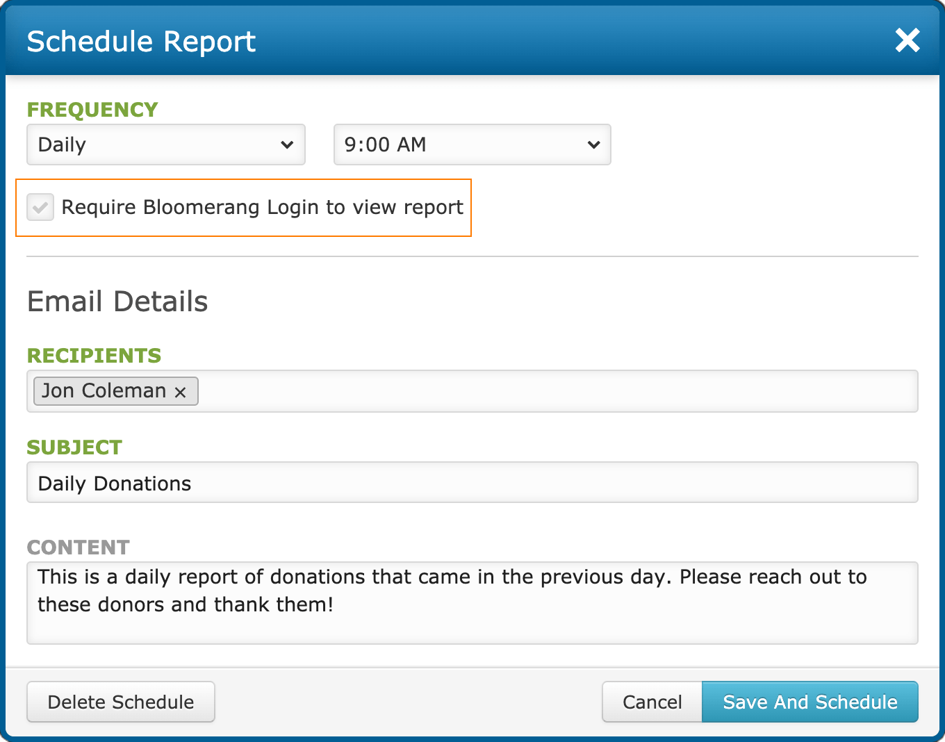 require login