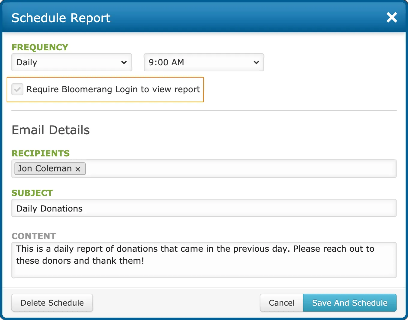 require login