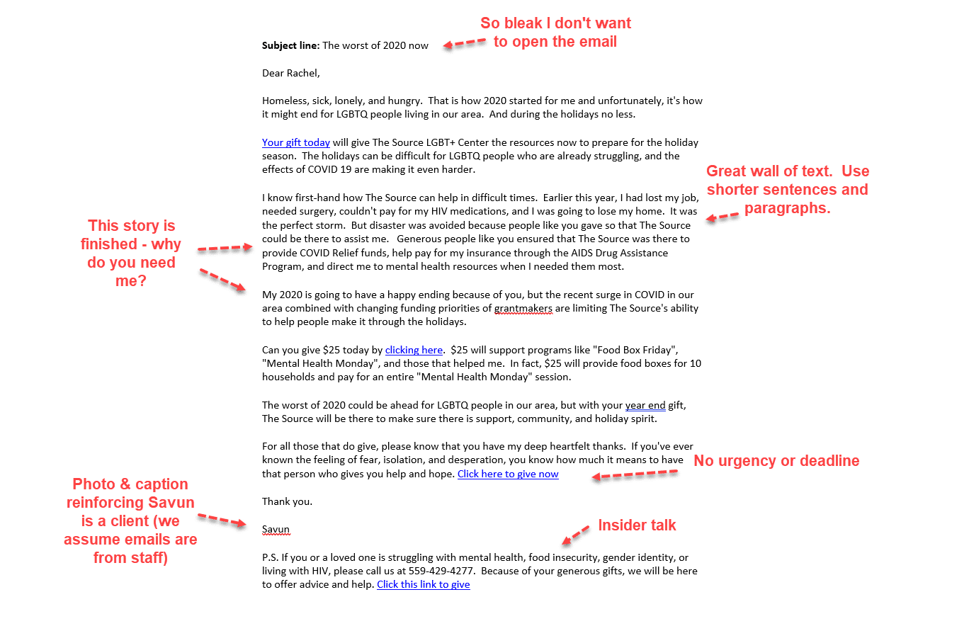 end of year appeal