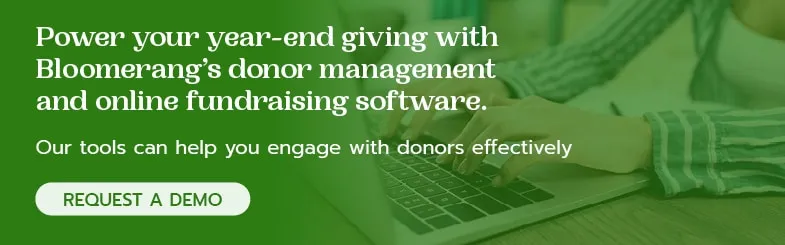 Power your year-end giving with the help of Bloomerang