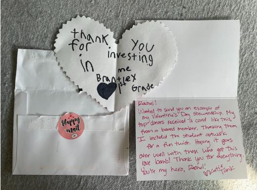donor stewardship for valentines day 2026 send thank you notes to donors