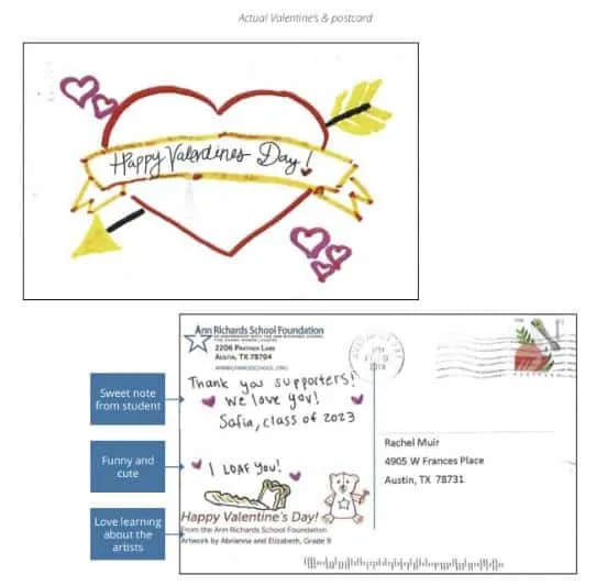 donor stewardship for valentines day 2026 example 