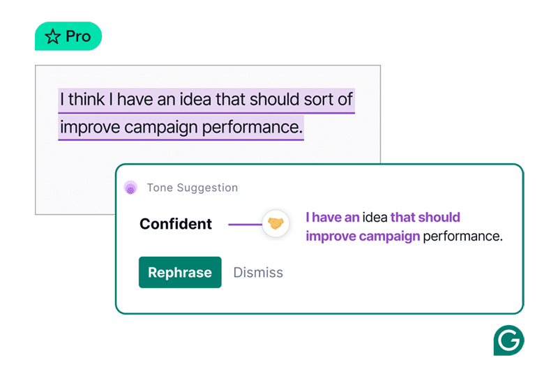 Grammarly Pro AI tool for nonprofits