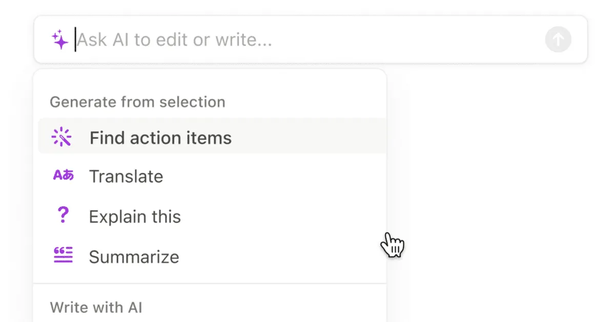 Notion AI tool for nonprofits