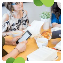 Book clubs are a great virtual fundraising idea that supporters can use to learn more about your mission.