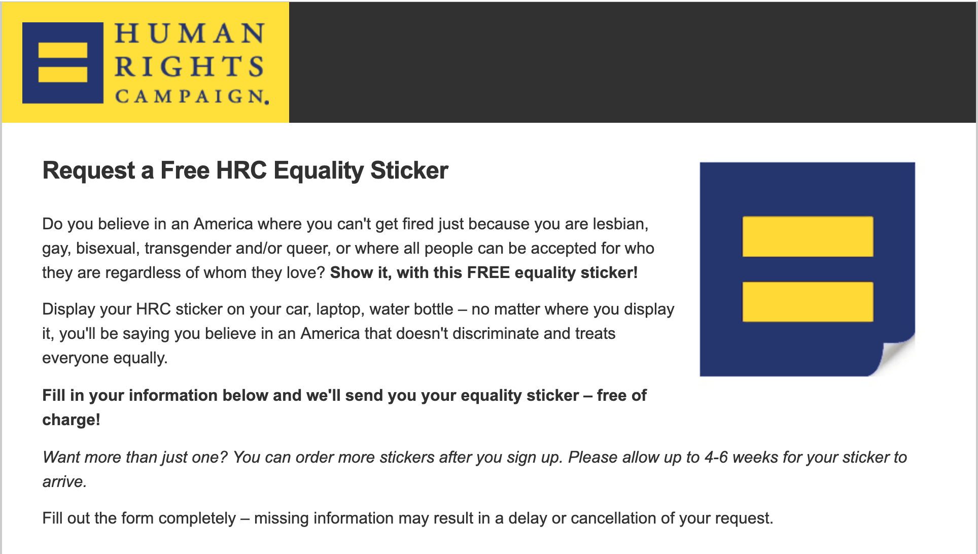 stickers for your nonprofit