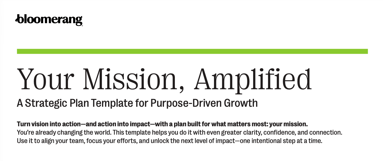 Nonprofit Strategic Plan Template PDF download