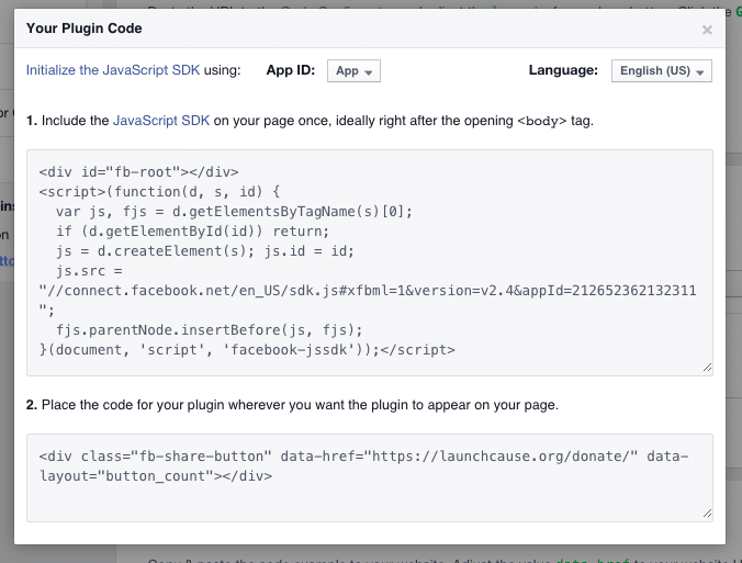 facebook-share-creator-code