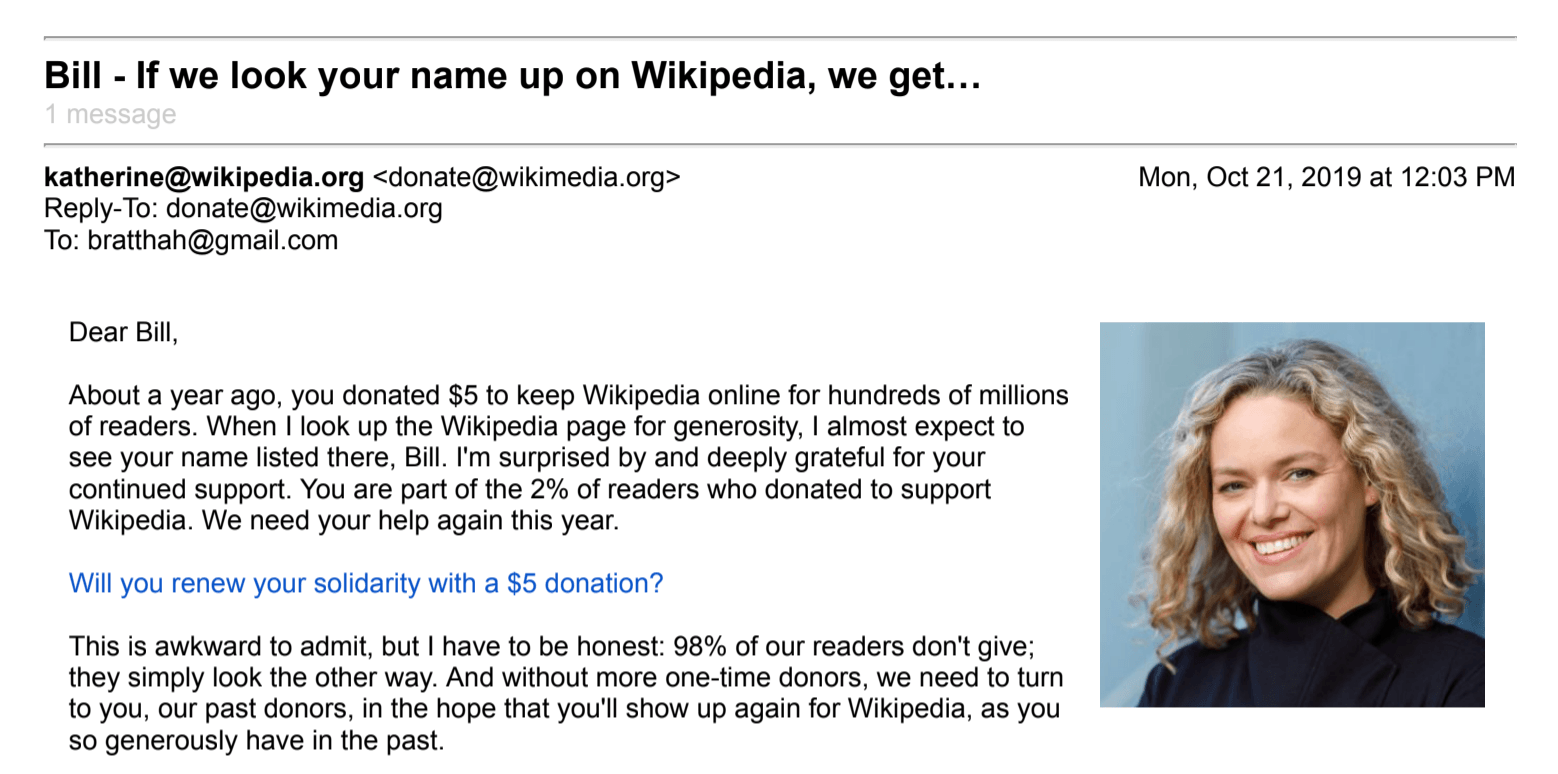 email screenshot