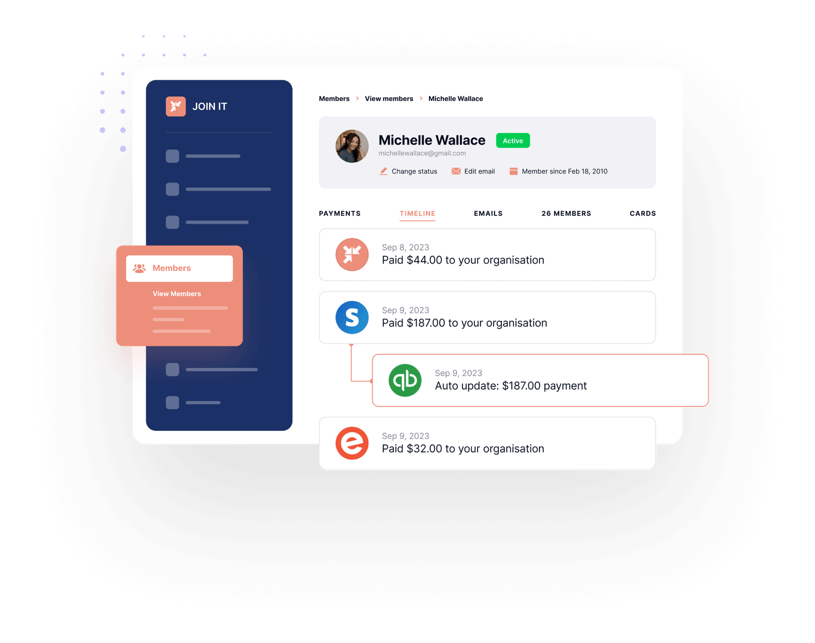 A product image representing JoinIt’s membership software for nonprofits 