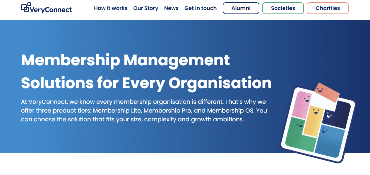 Veryconnect homepage
