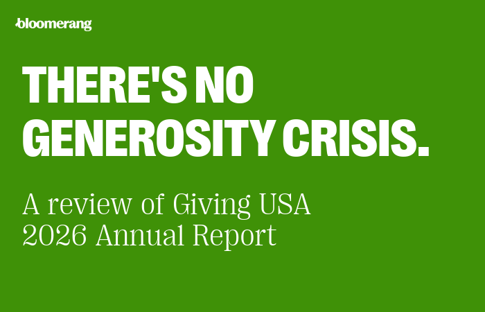 There's No Generosity Crisis. The Money's Growing, and the Biggest Wave Is Just Arriving.