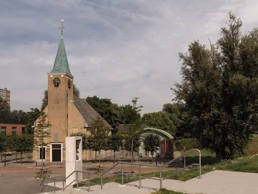 Naoorlogse woningen in Hoogvliet