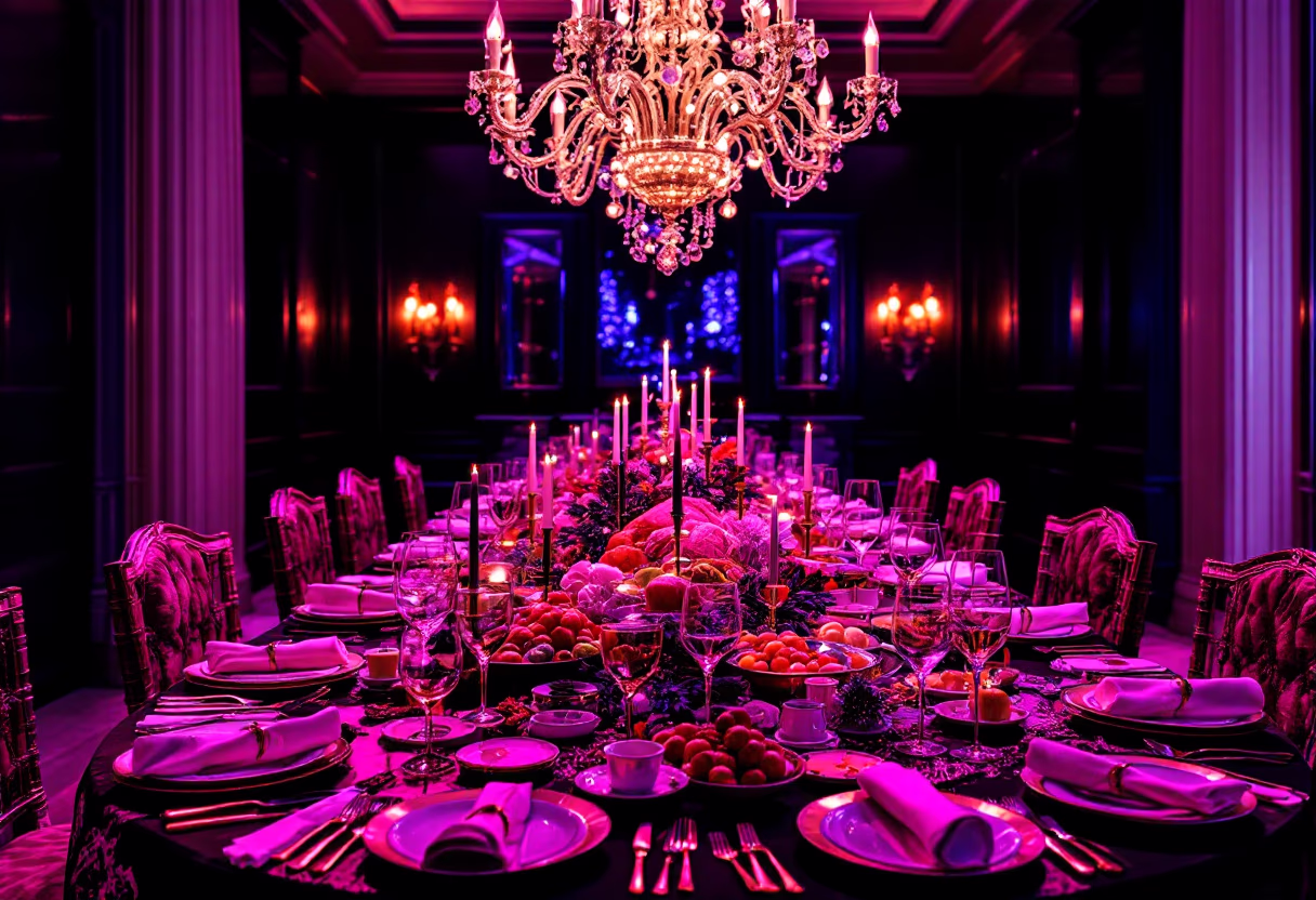 image of a beautifully set event (for an event planning service)