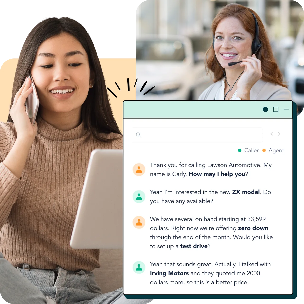 Call transcription and recording software for deep insights