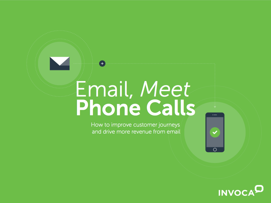 Email Marketers, Meet Phone Calls