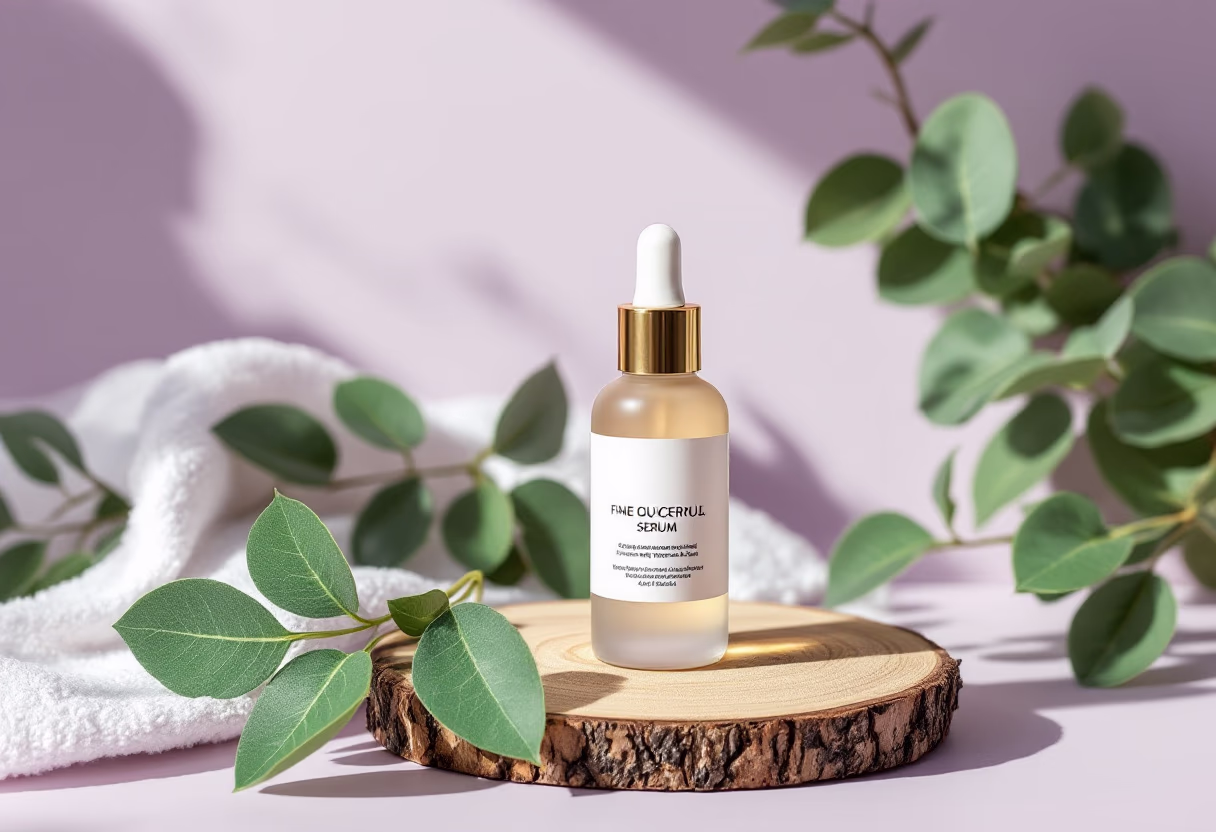 image of skincare line - lifestyle setting