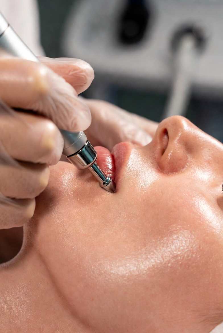 Skin Health and Regeneration — aesthetic skin treatment close-up