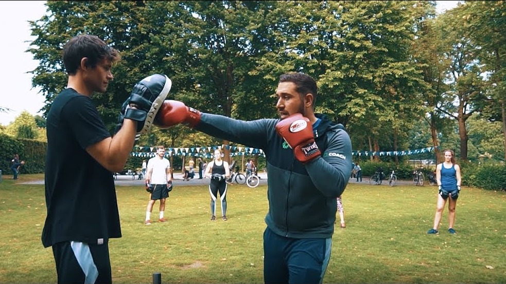 Outdoor Bootcamp Athletic Boxing