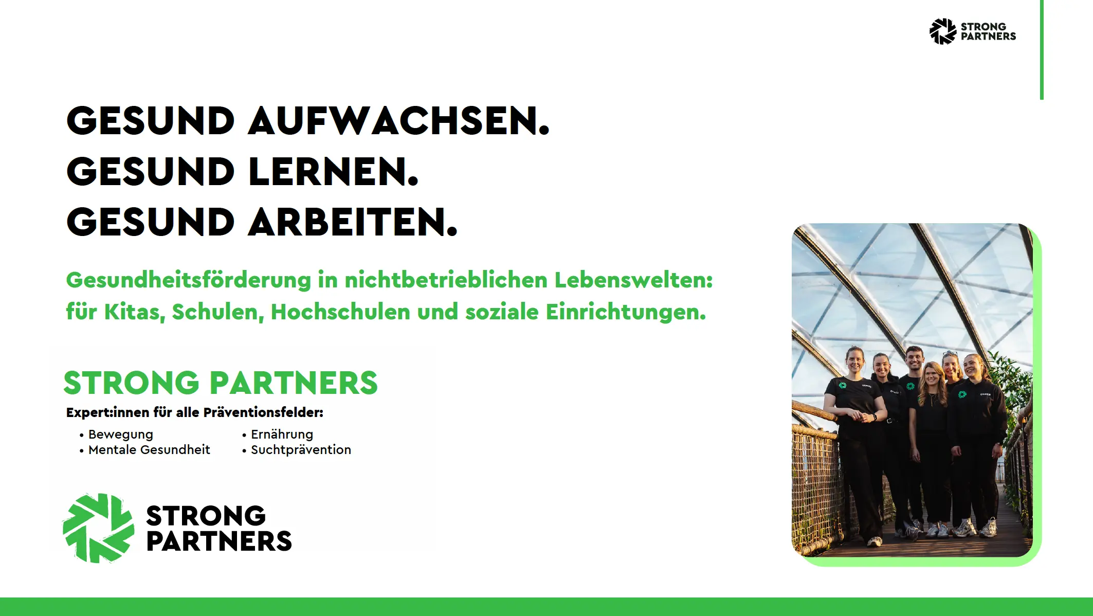Vorschau der Präsentation zu den Lebenswelten-Angeboten von Strong Partners