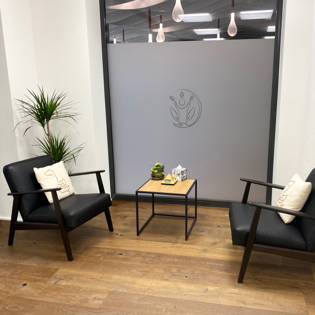 image of a cozy corner in acupuncture clinic