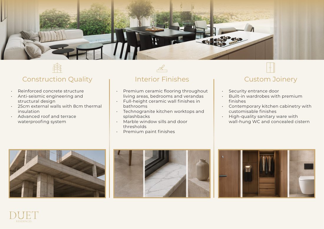 Brochure finishes page