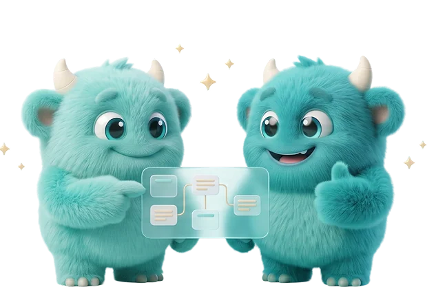 AI Monster mascots