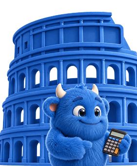 AI Monster mascot for Financial & Operational