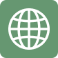 Wereldbol met rasterpatroon, symbool voor internationaal bereik en wereldwijde financiële diensten van Hodl Group.