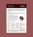 CV of professional resume document for Hodl Group investment specialist with profile photo and detailed work experience secti