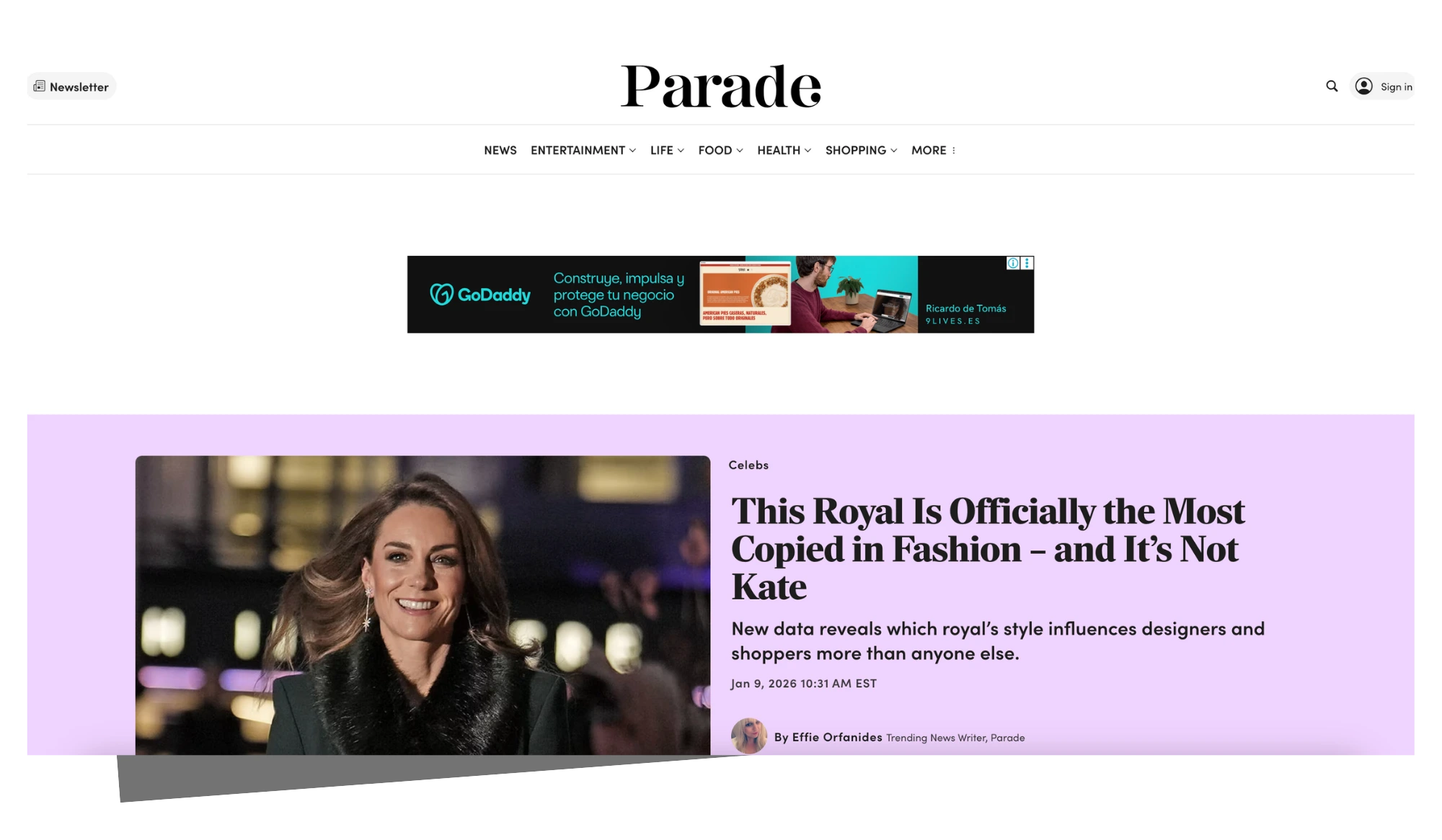 Article example for digital PR