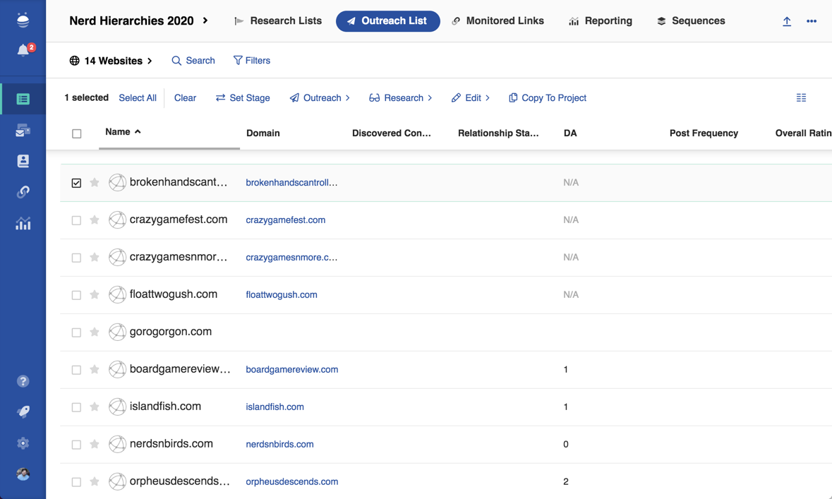 BuzzStream Digital pr tool