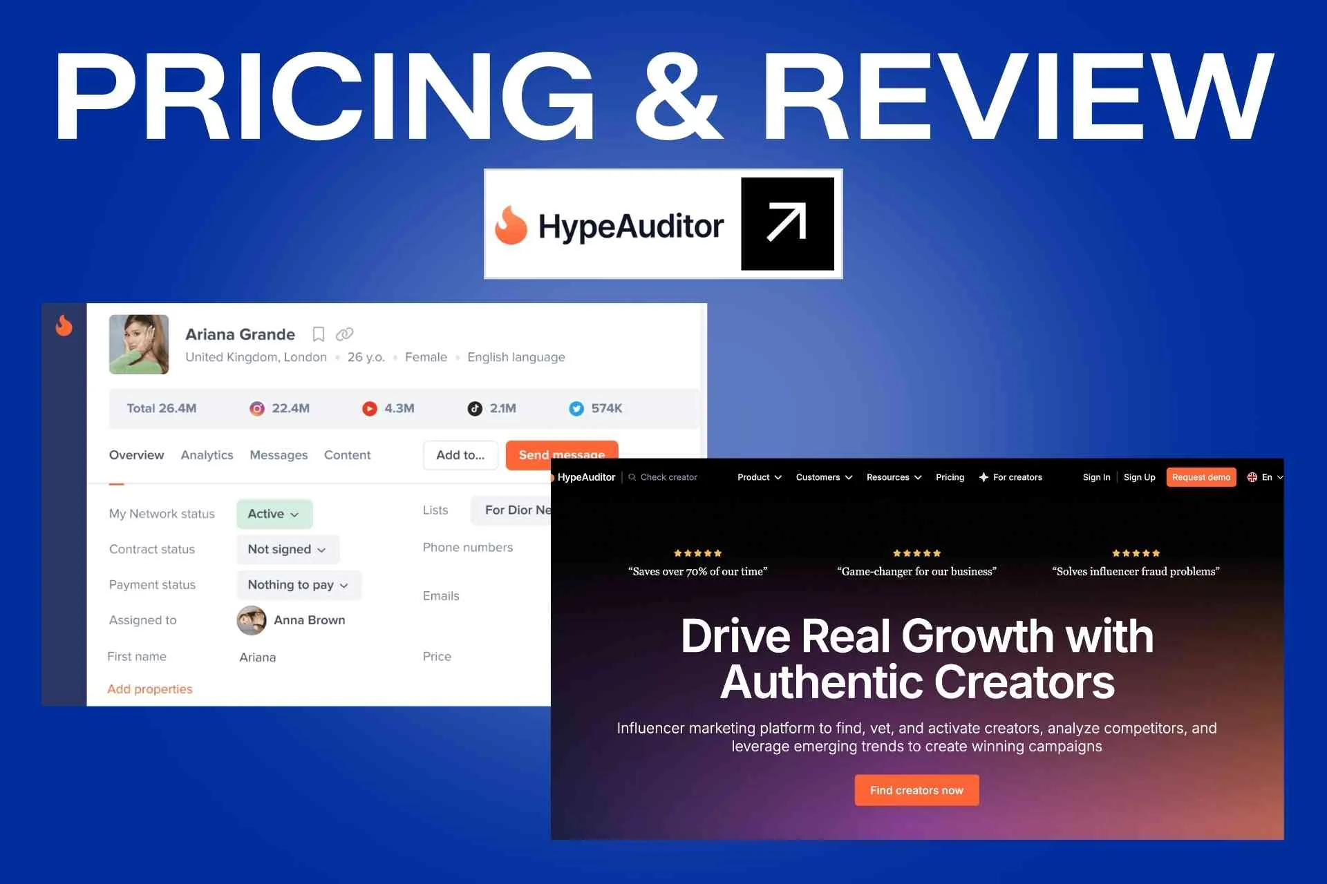 HypeAuditor Pricing and Review: Features, Pros, Cons & Costs