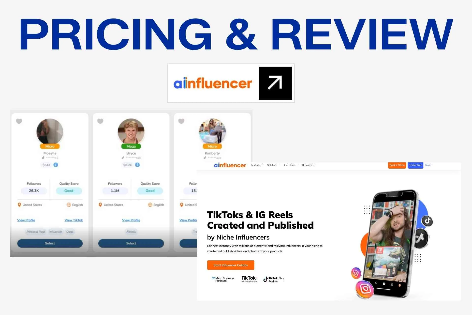 Ainfluencer Pricing and Review: Features, Pros, Cons & Costs