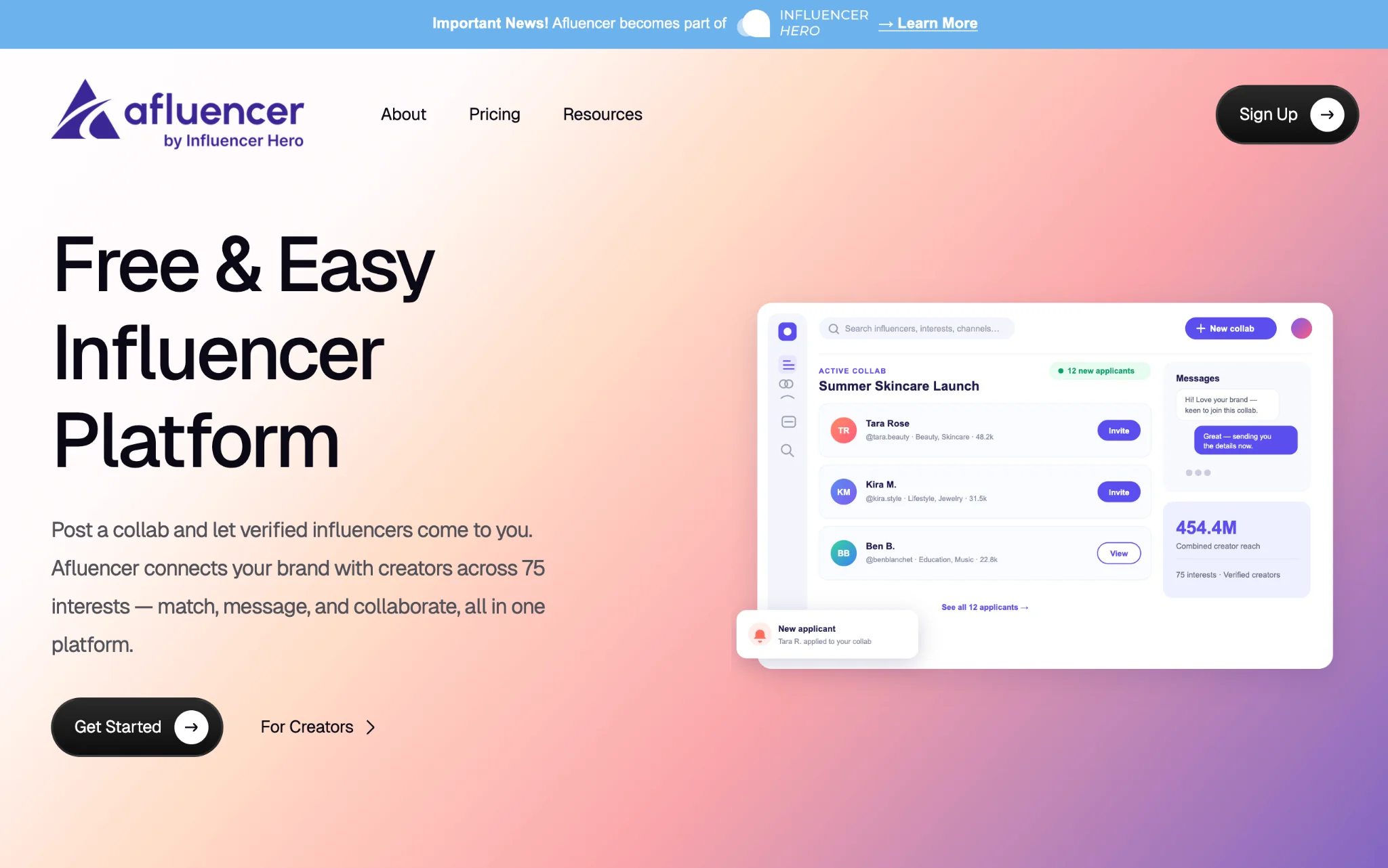 Afluencer Overview