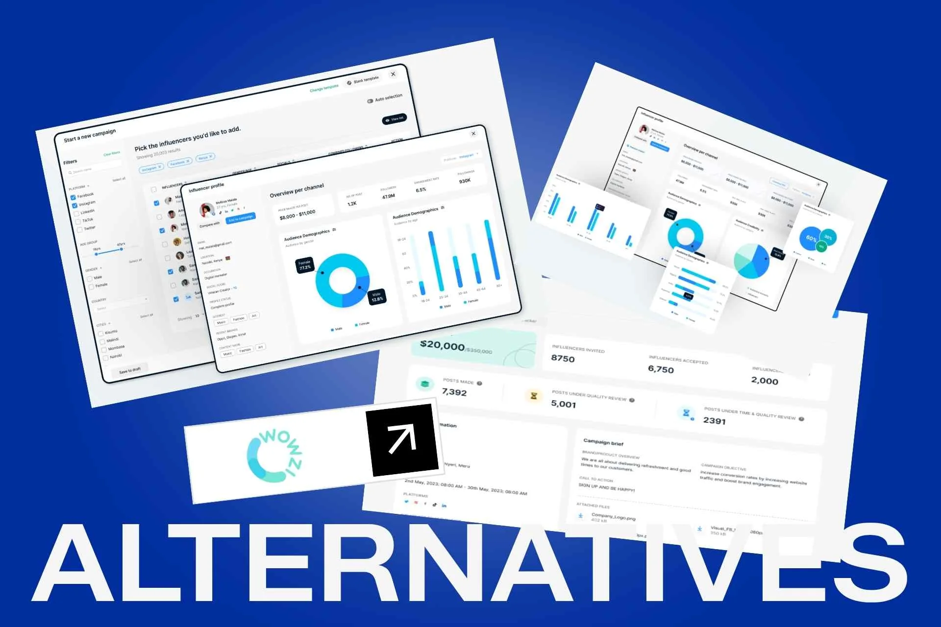 10 Best Wowzi Alternatives for Influencer Marketing