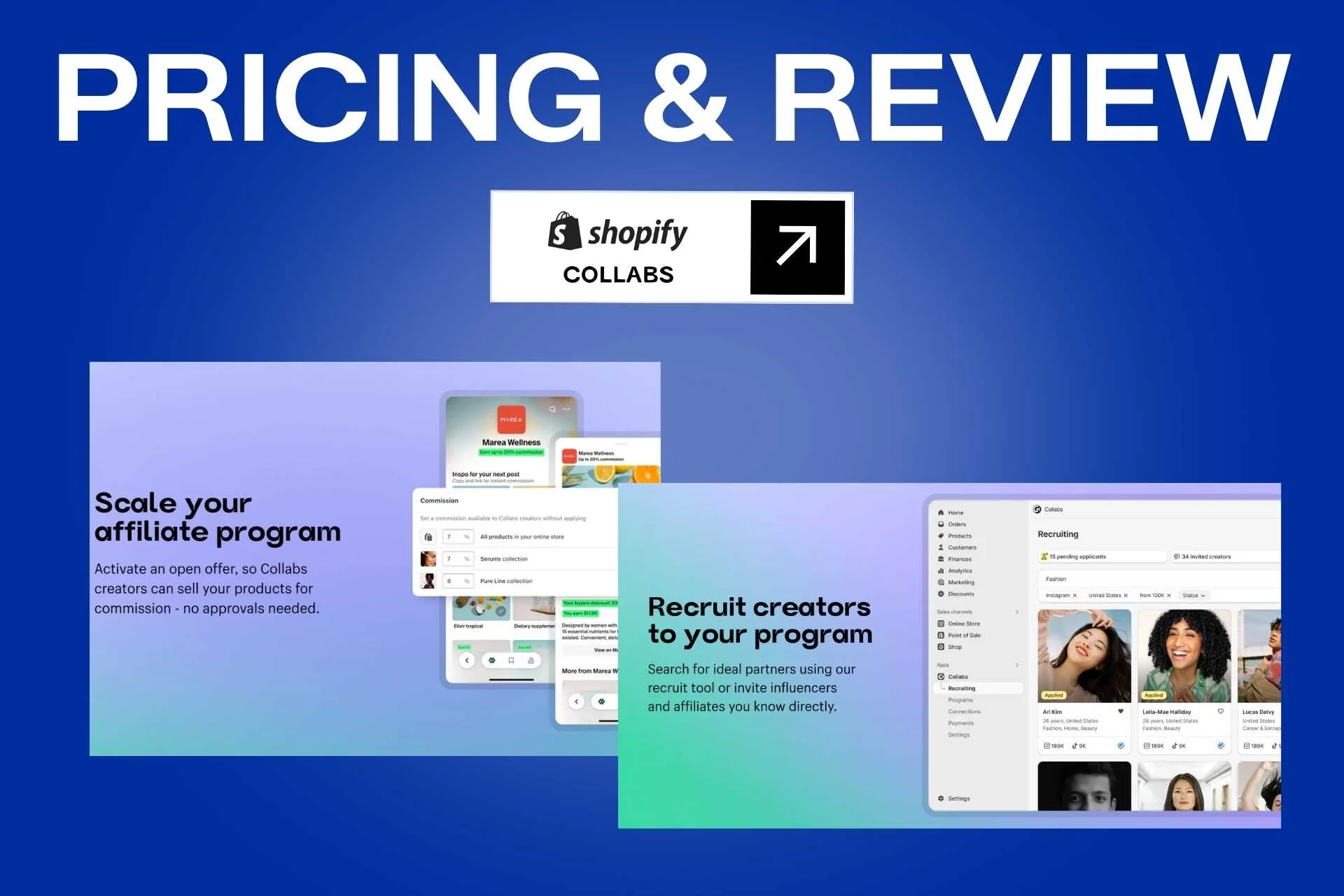 Shopify Collabs Preisgestaltung und Bewertung