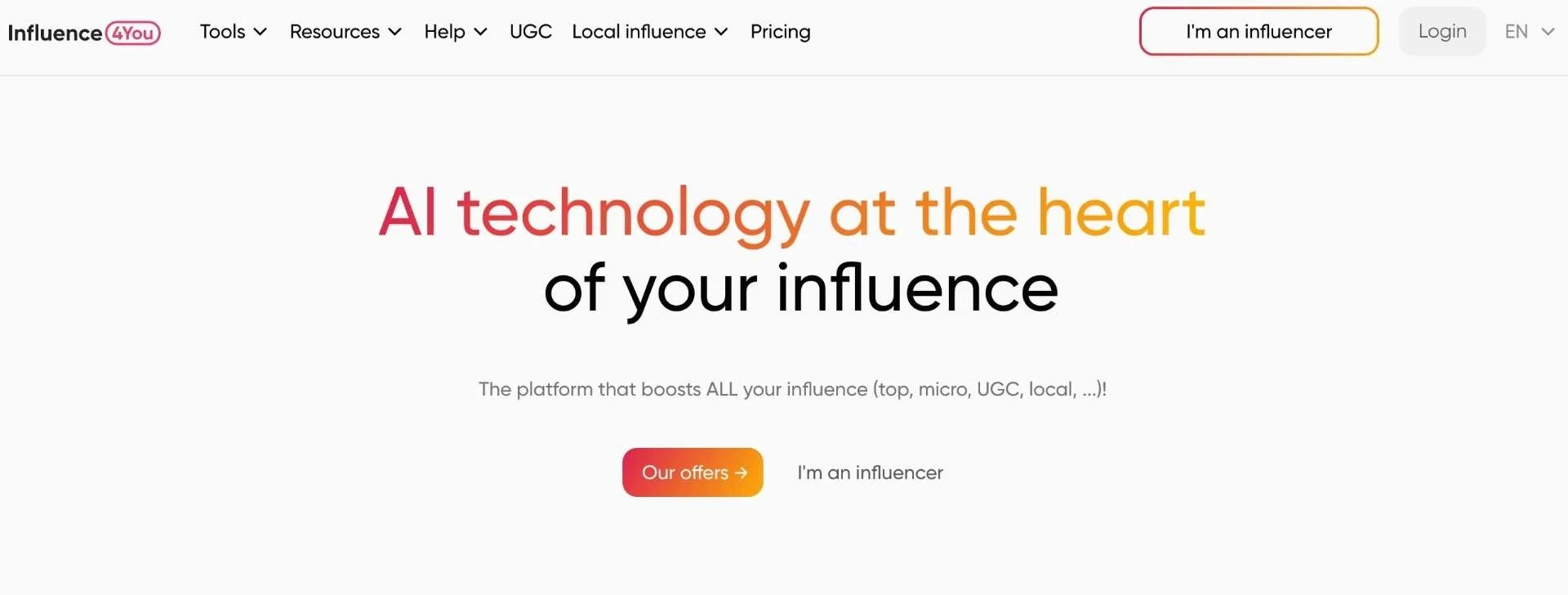 Influence4You Overview