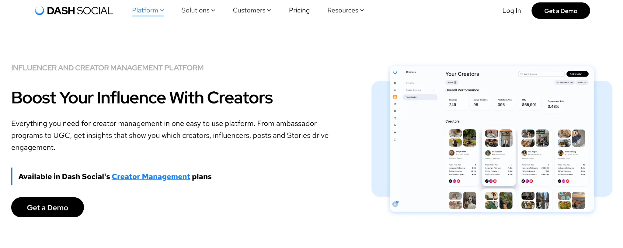 Dash Social Overview